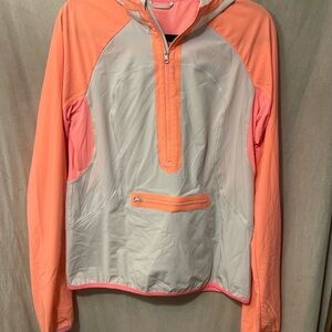 lululemon athletica Coral and Gray Hoodie